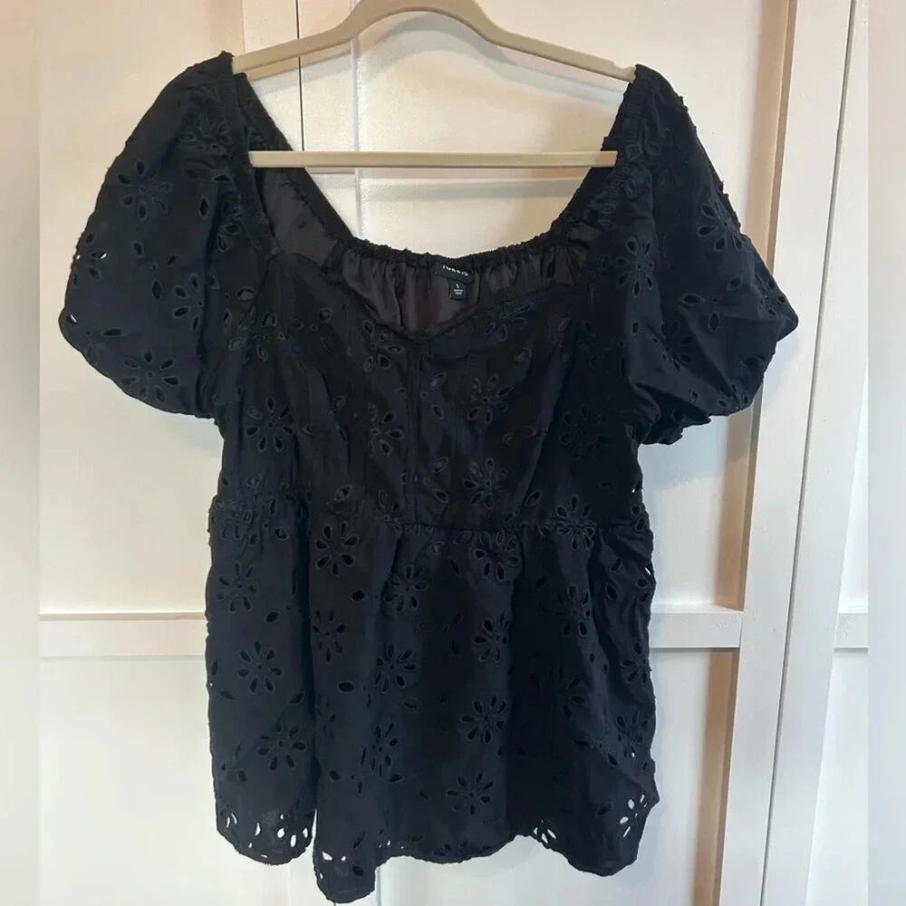 Torrid Black Blouse 1